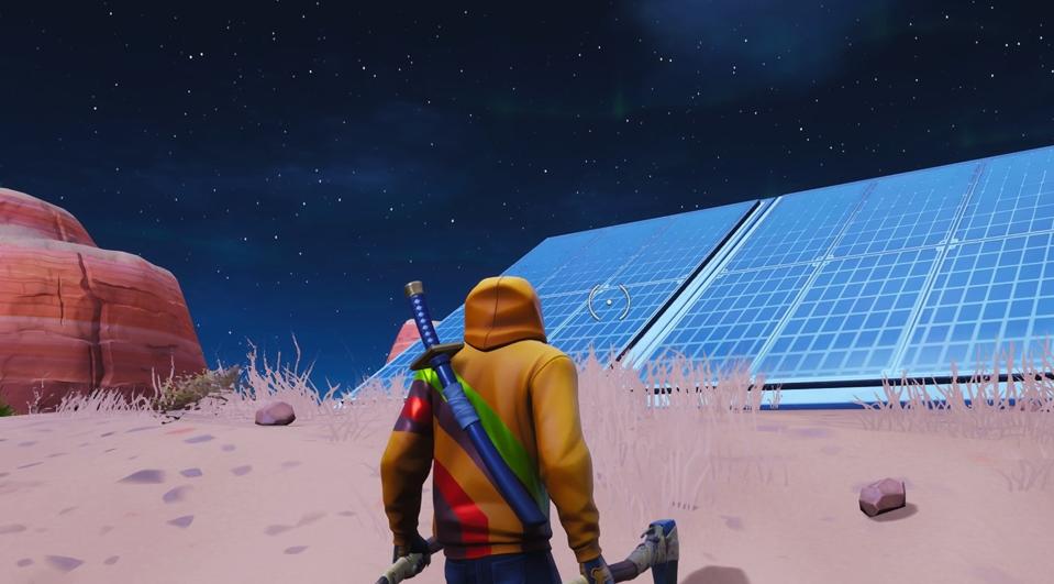 Fortnite Solar Array Locations Where To Visit A Solar Array In The Desert