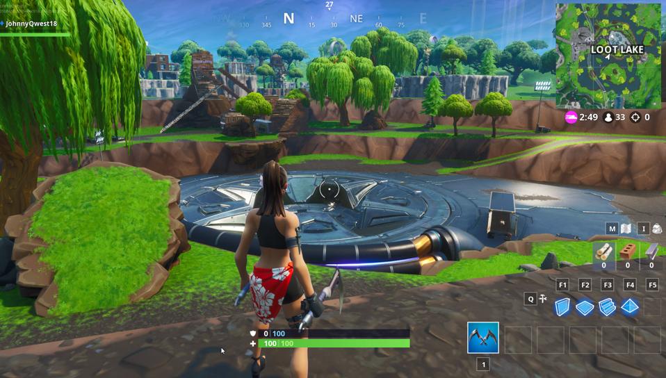 Where Does The Sky Meet The Earth In Fortnite Fortbyte Diving Through Rings - Memugaa