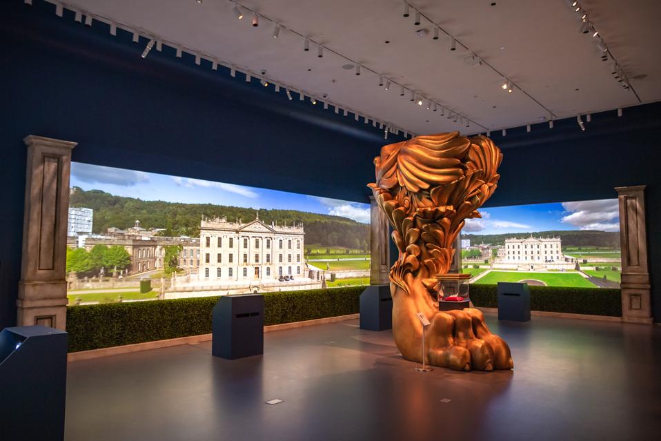 'Treasures from Chatsworth' installation view at Sotheby's New York.
