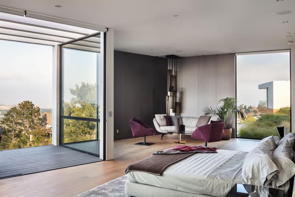 Private bedroom porch