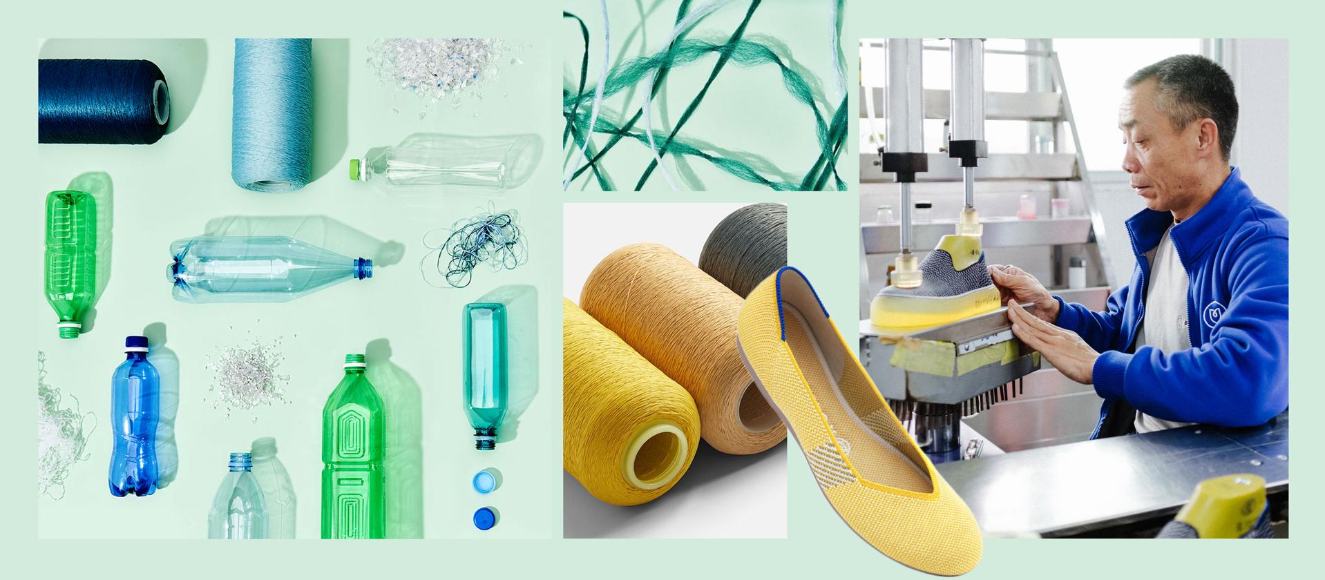 Обувь из Переработанных пластиковых бутылок