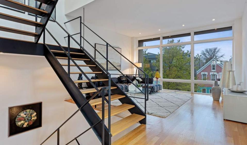 Living room with view