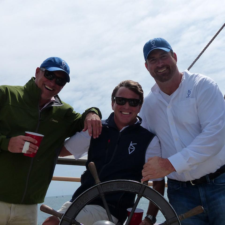 Bill Dressel, Tom McGowan, and former New England Patriot Matt Light
