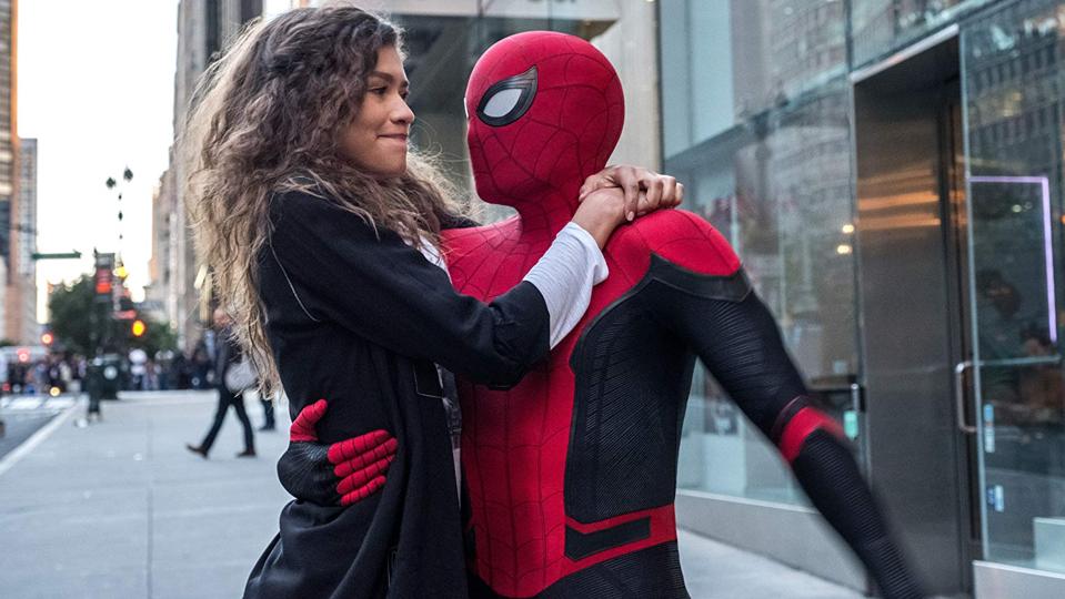 Zendaya and Tom Holland in 'Spider-Man: Far From Home'