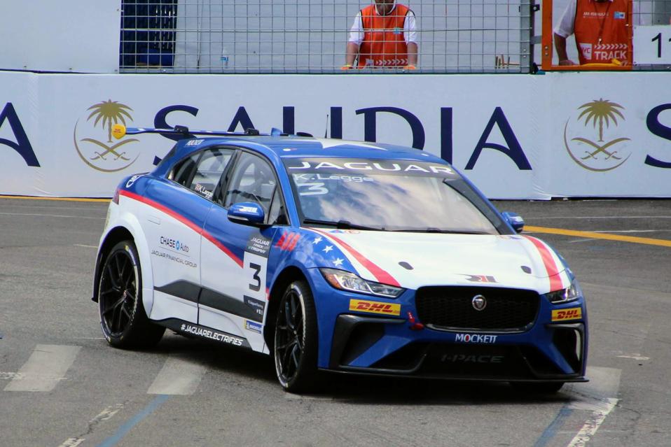 Jaguar i-Pace e-Trophy electric race car