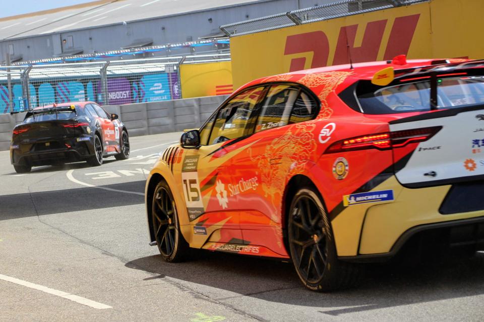 Jaguar i-Pace e-Trophy electric race car