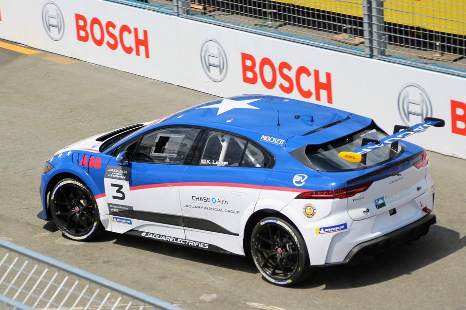 Jaguar i-Pace e-Trophy electric race car