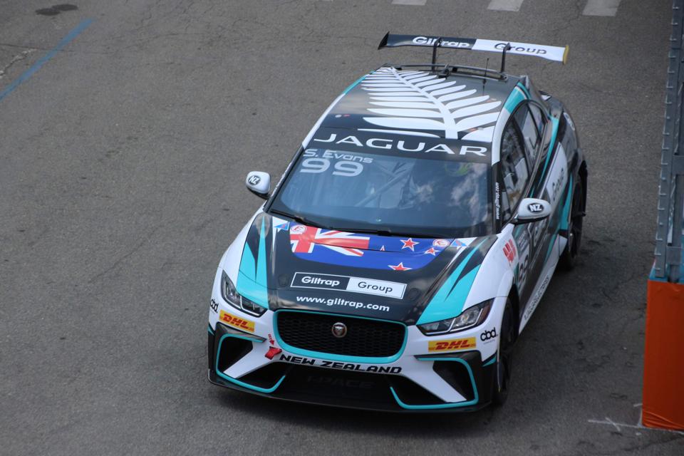 Jaguar i-Pace e-Trophy electric race car