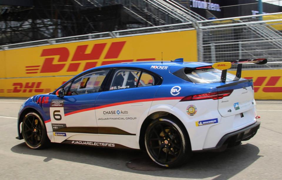 Jaguar i-Pace e-Trophy electric race car