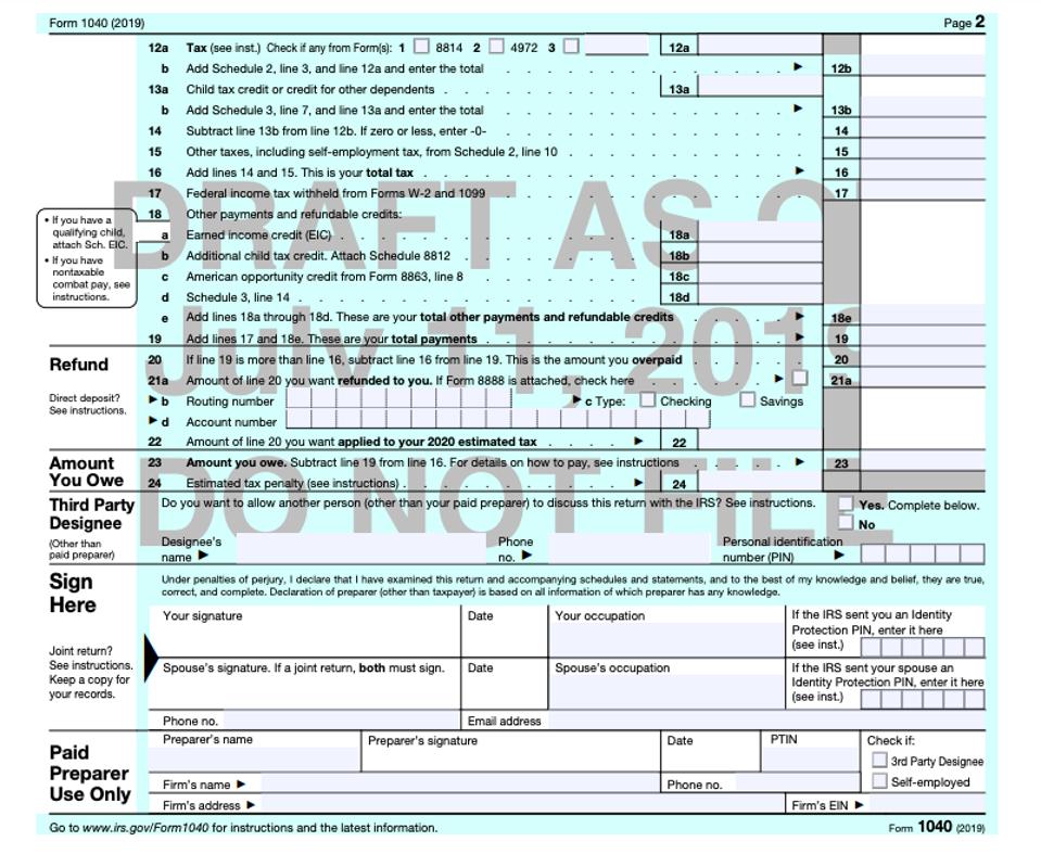 Form 1040 Form 1040