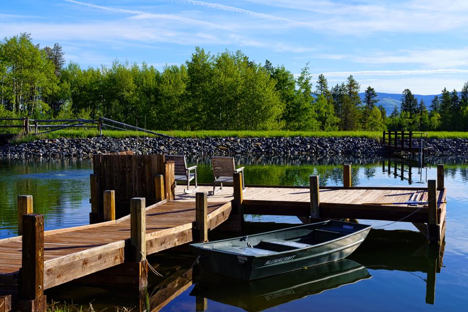 Pond at Casteel Creek Retreat