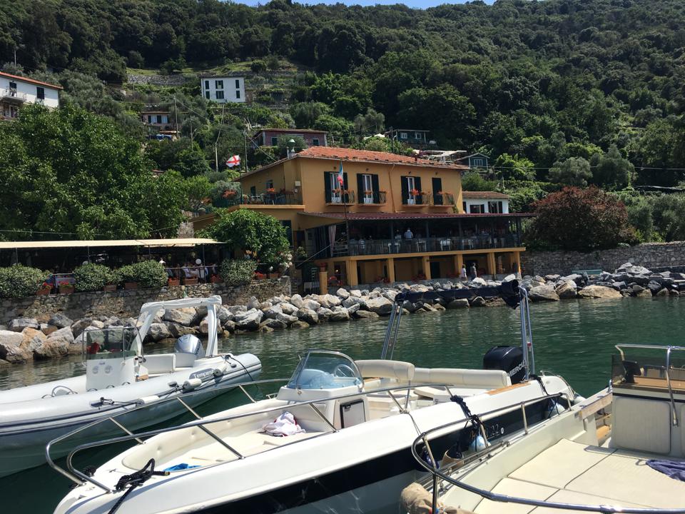 he Locanda Lorena on Palmaria Island off the coast of Portovenere.