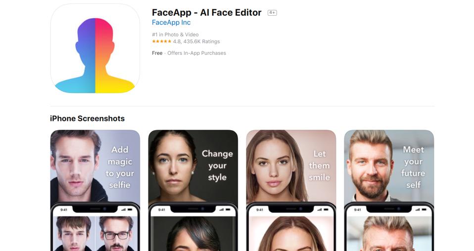 FaceApp for iOS