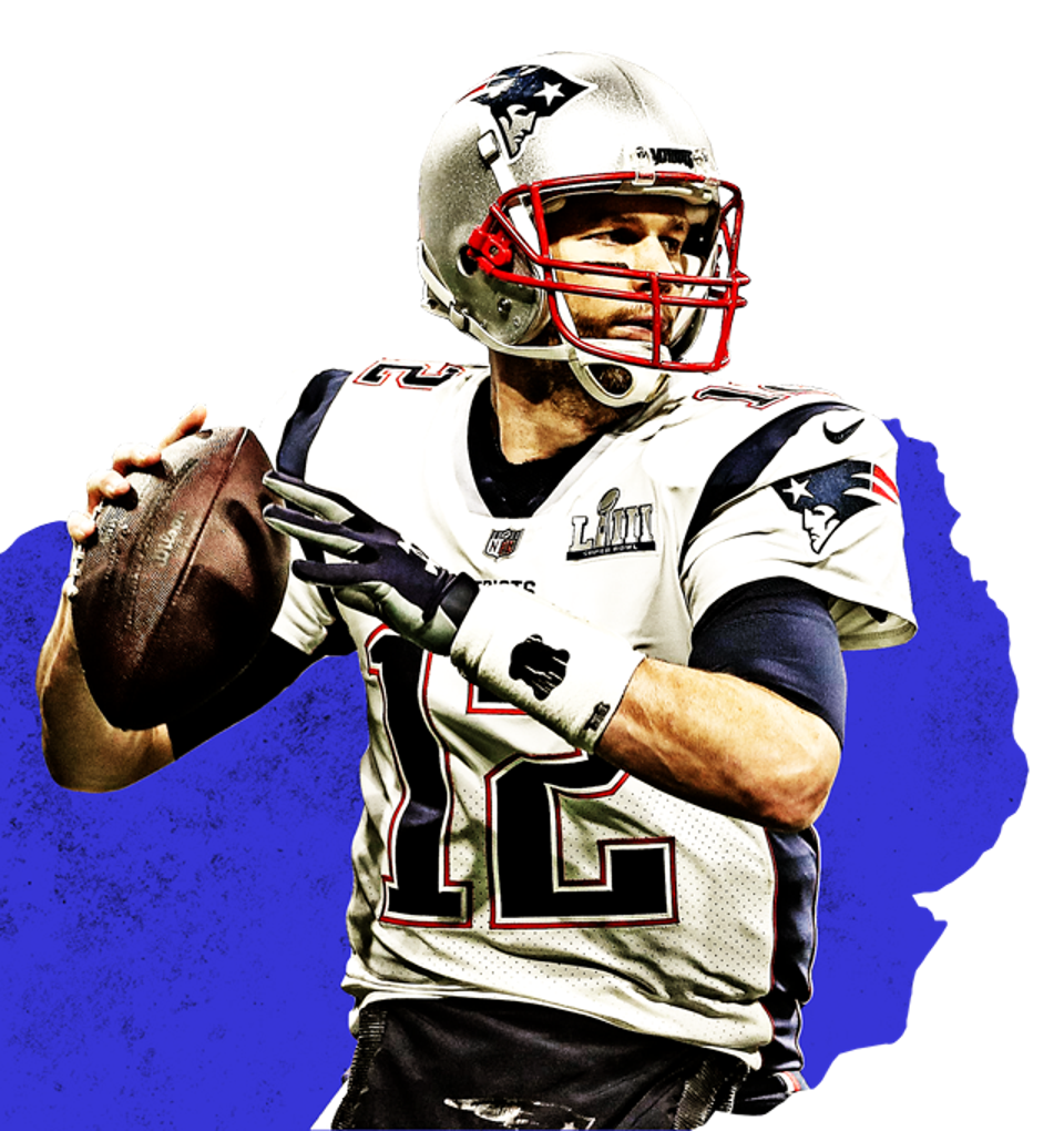 The New England Patriots' Tom Brady 