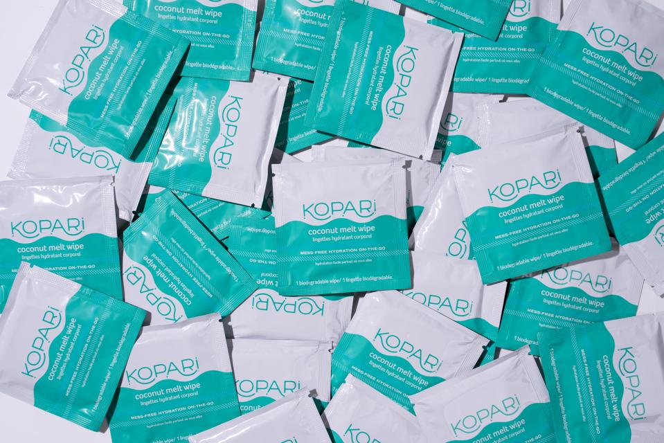 Kopari coconut melt wipes