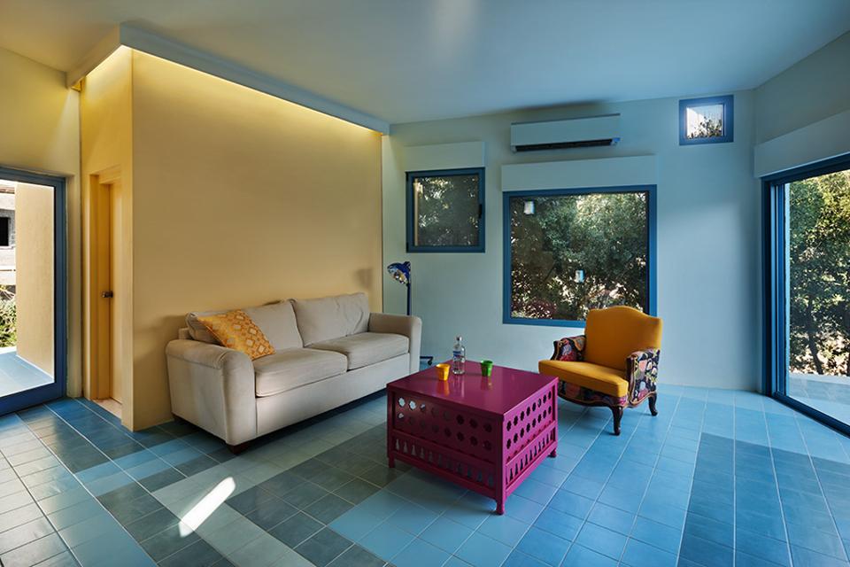 Mini-split systems are popular around the world. This system is in a house in Israel designed by architect Guy Zucker.