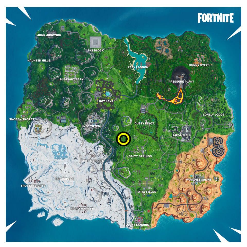 Where To Dance On A Monster Skeleton In Fortnite Battle Royale Overtime Challenge Location Where To Dance On A Monster Skeleton In Fortnite Battle Royale Overtime Challenge Location