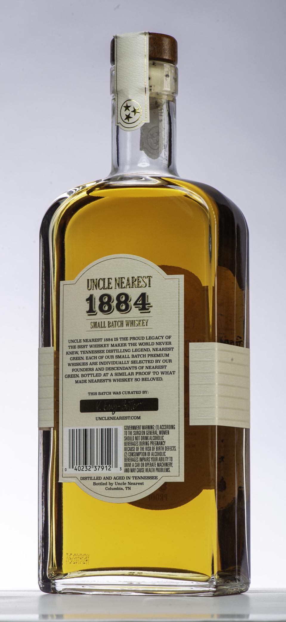 Uncle Nearest Premium Whiskey Pays Humble Homage To Its Namesake With New Uncle Nearest 1884 Premium Small Batch Whiskey