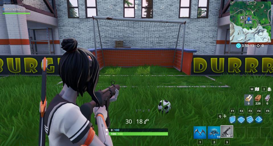 Fortnite Indoor Soccer Pitch Location Where To Score A Goal On An Indoor Soccer Pitch