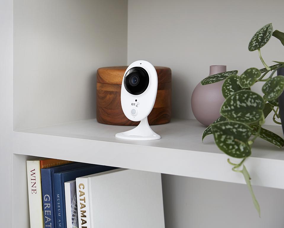 BTHomeCam on shelf