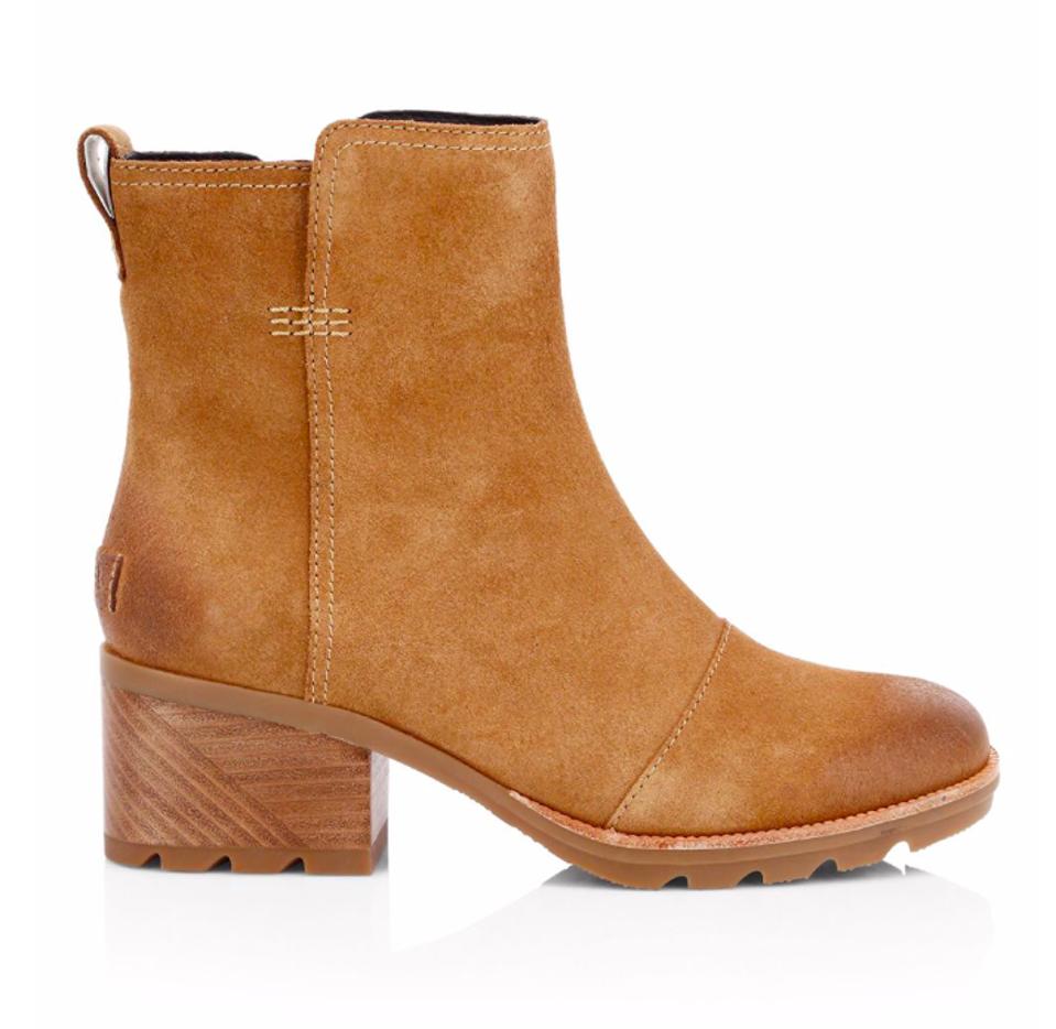 Sorel Cate Waterproof Suede Booties