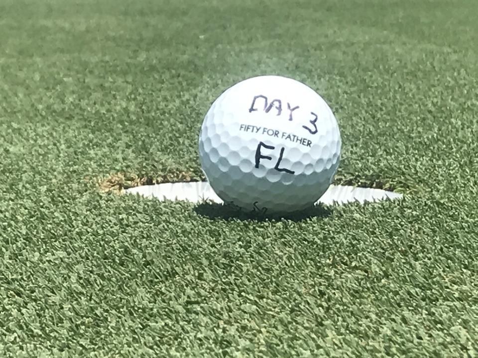 Here's why one man played 50 rounds of golf in 50 days over 50 states.
