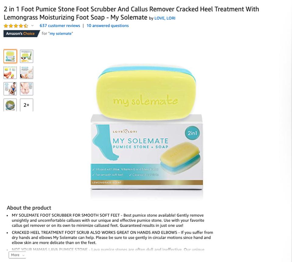 My Solemate on Amazon.com