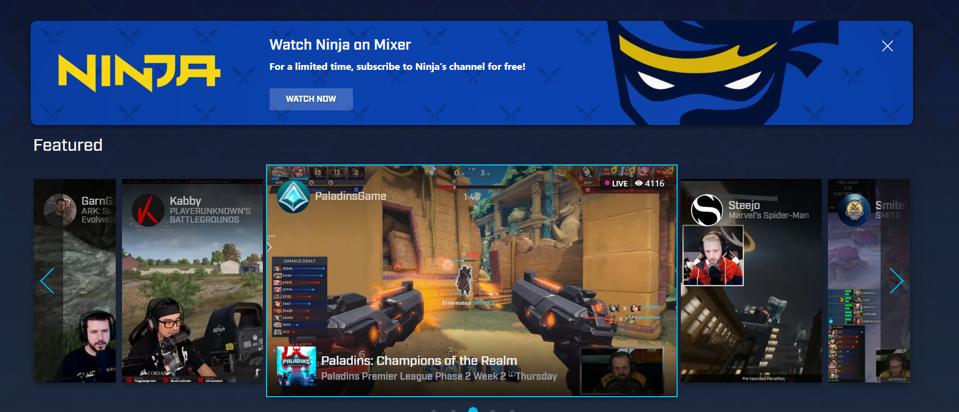 Fortnite Star Ninja Leaves Twitch For Mixer With New Microsoft Deal