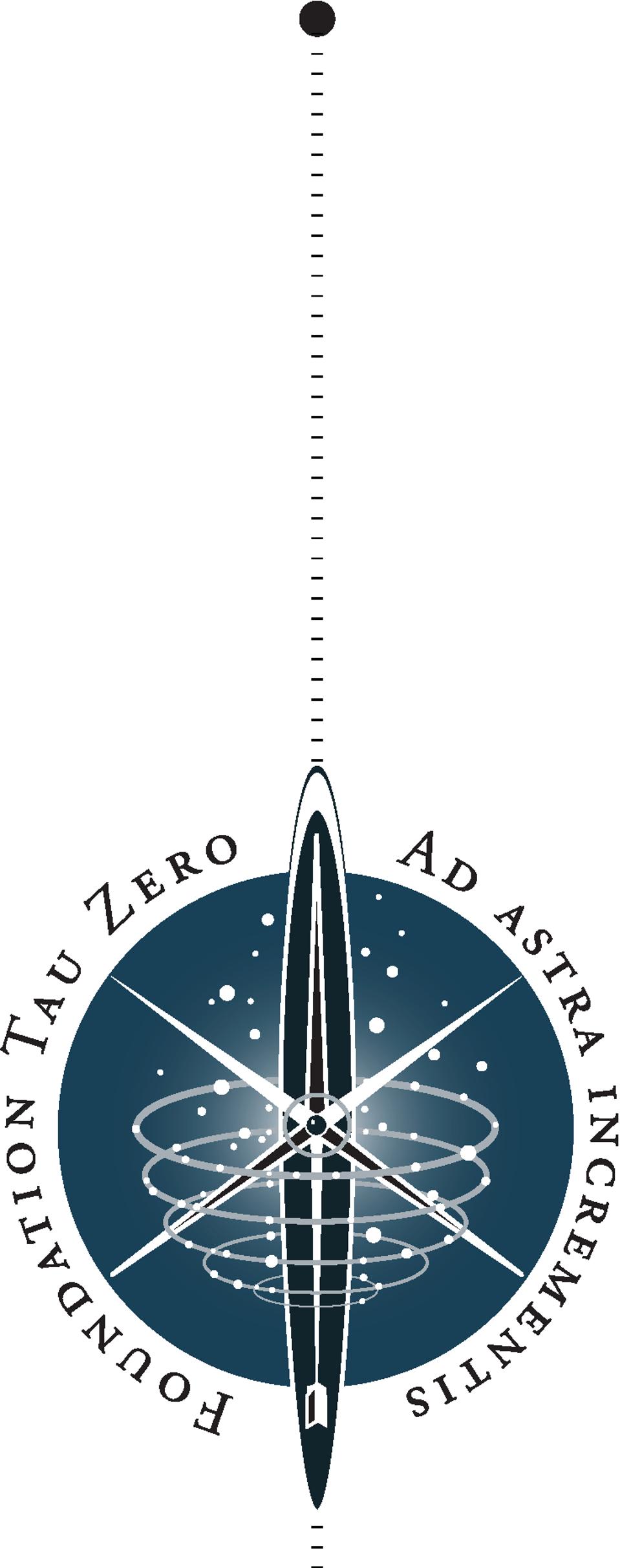 An abstract space logo