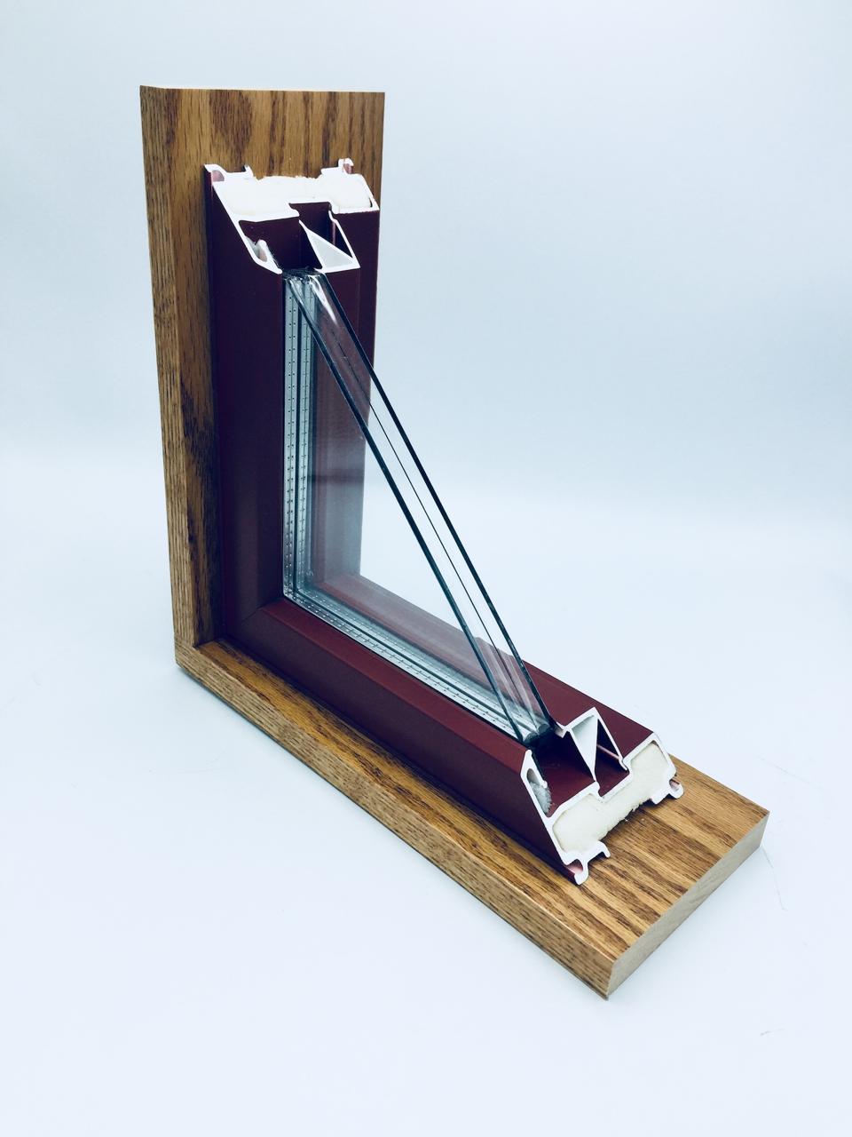 This is a cutout of a Thin Glass Triple window.