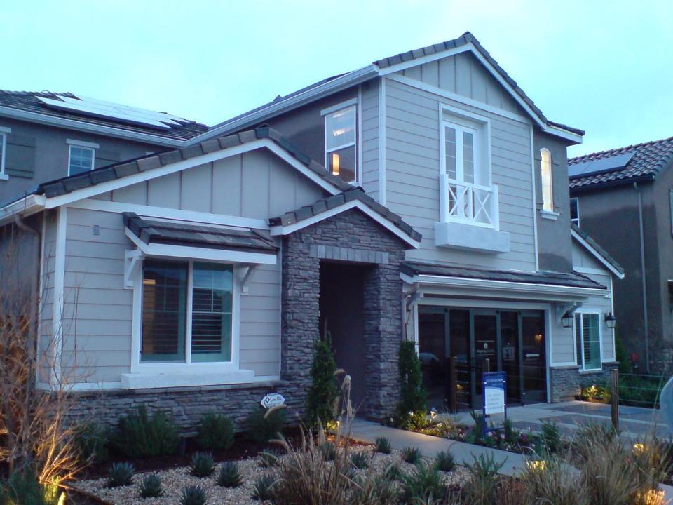 This was the first installation of thin triple pane windows in a house in California. The windows were produced by Alpen High Performance Products.