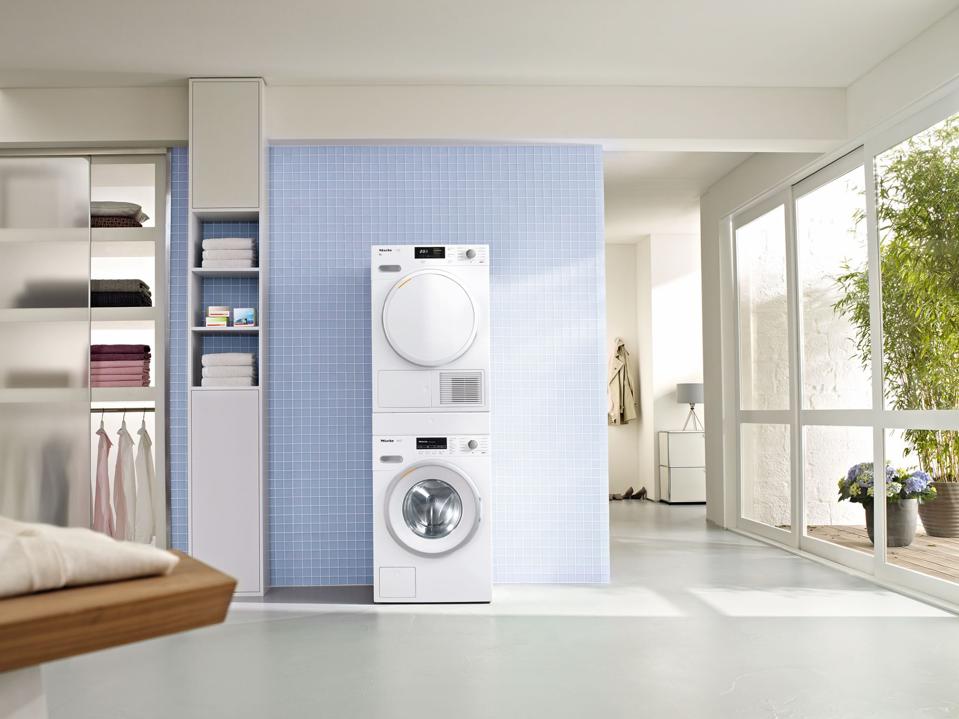 washer and dryer set for travel closet