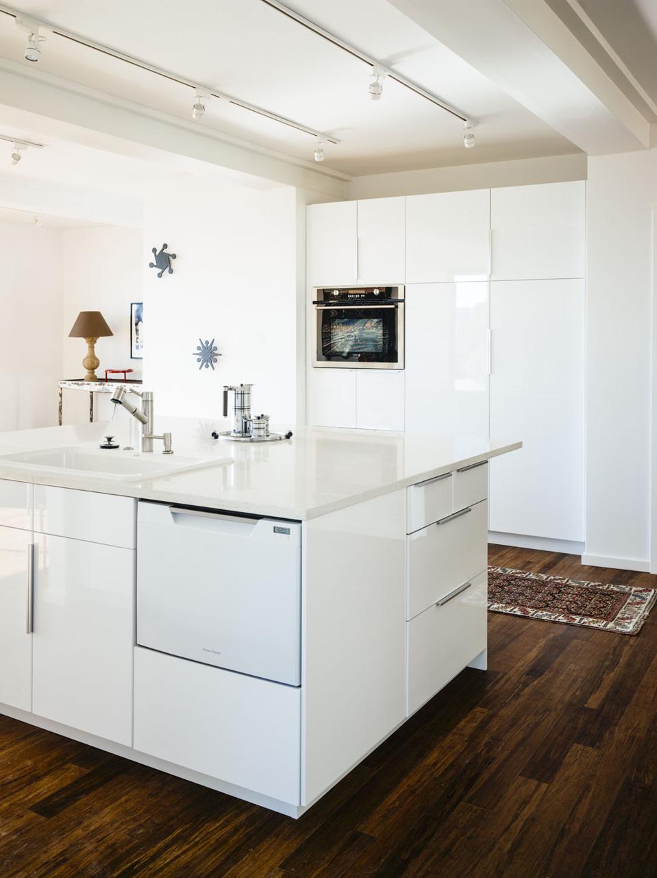 This Sonoma home has a dishwasher drawer making it easier to use than typical ones that open down.