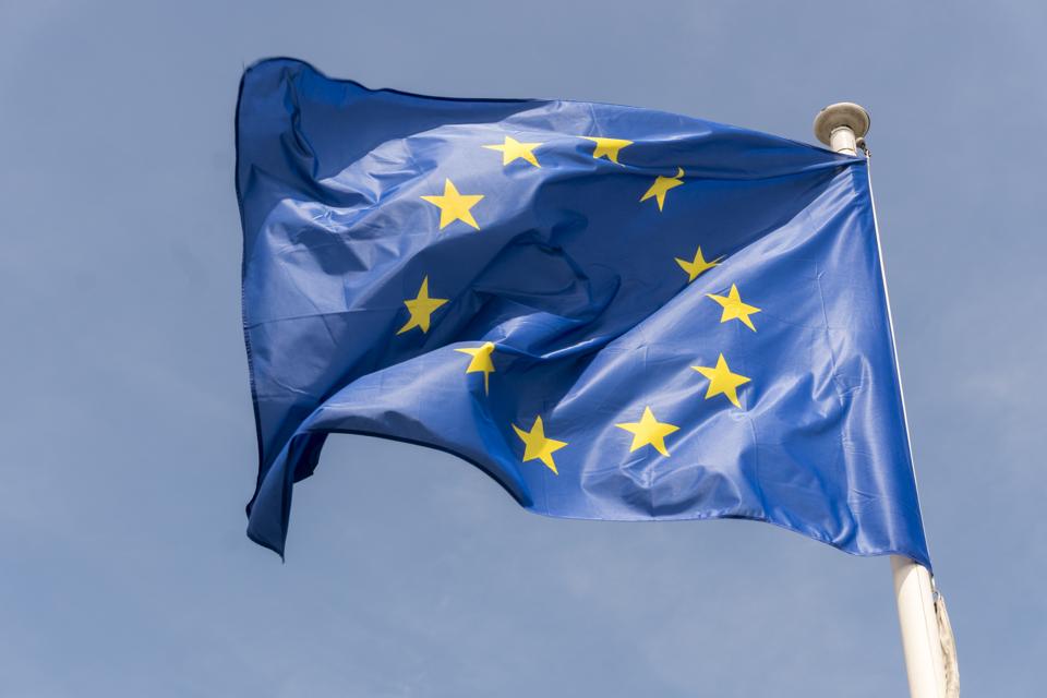 European Union flag at Berlaymont building