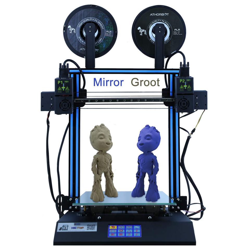 HICTOP IDEX Independent Dual Extruder 3D Printer - The Best 3D Printers For Kids