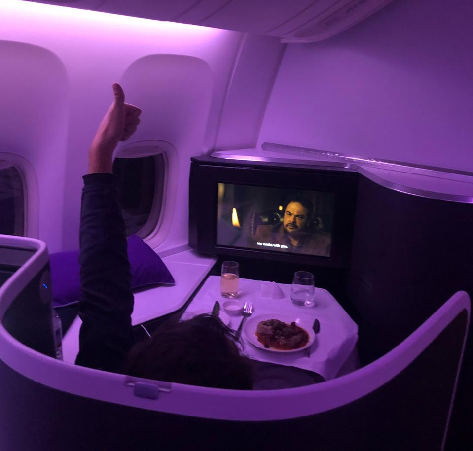 Boeing 777 Business Class Seat 1A