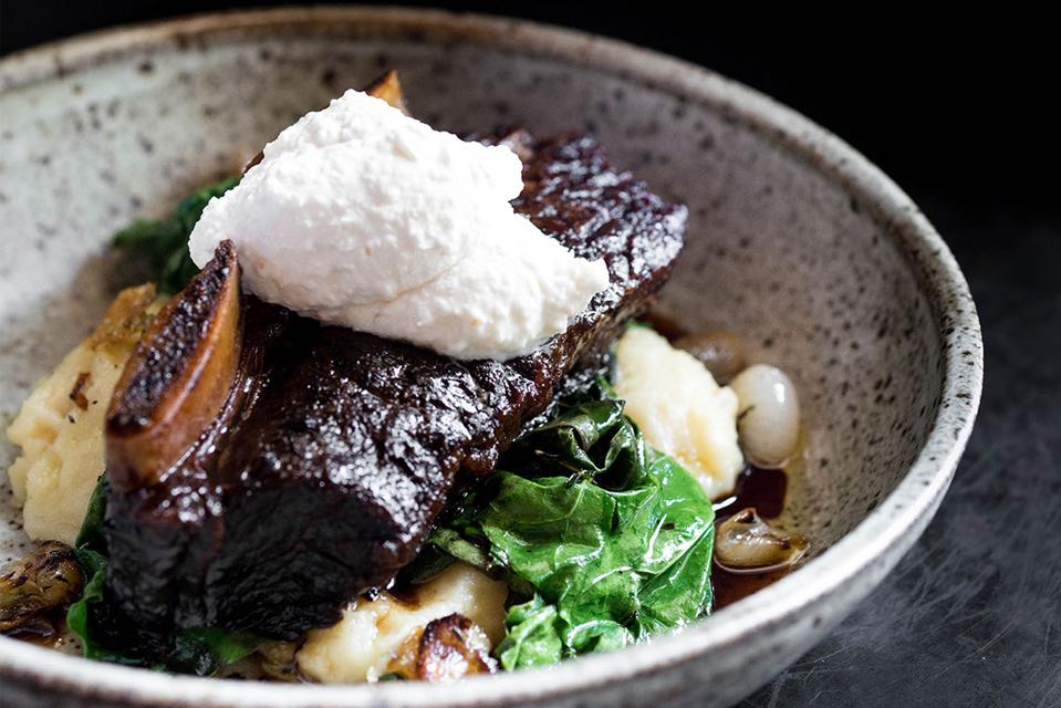 Lucques offers a Sunday Supper at $52, and at dinner vegetables take center stage as appetizers.