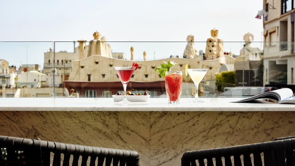 A snapshot of the view from the Sir Victor Hotel Barcelona. 