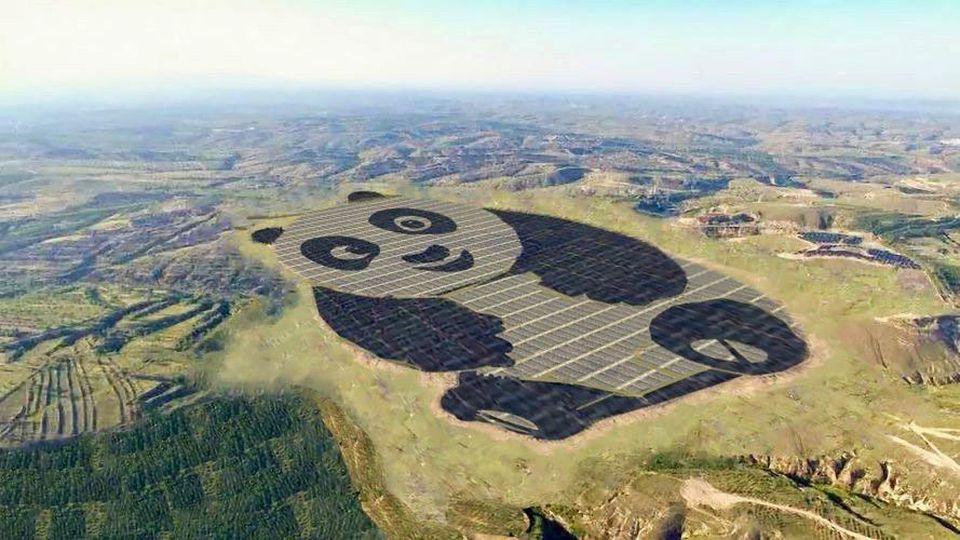 Panda solar PV array