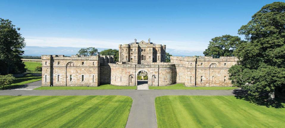 Seton Castle aerial