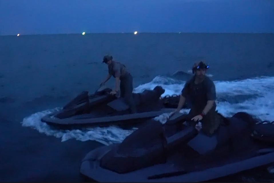 Spec Ops Jet Naval Special Warfare operating Jet Skis