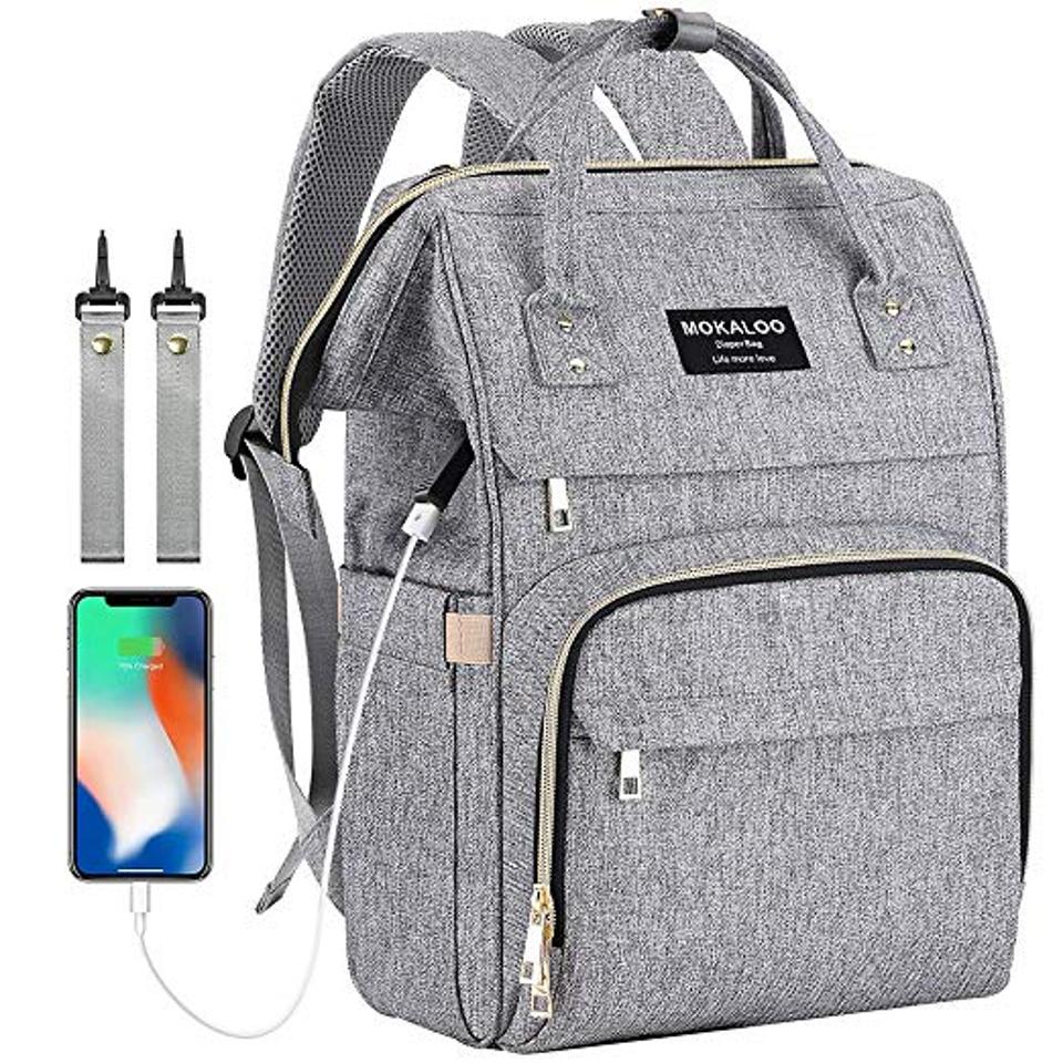 Top Rated Diaper Bag Backpack With Insulated Pockets Large Multifunction Waterproof Travel Backpacks Baby Stylish Bonus Changing Pad Stroller Straps Grey Grey Amazon Ca Baby