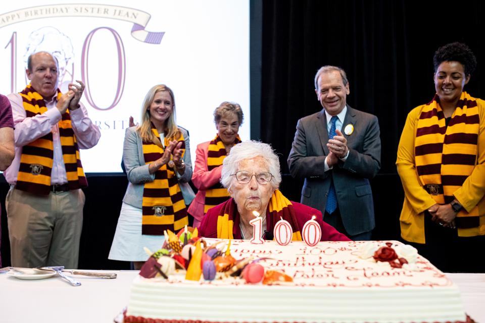 Celebrity Health: Sister Jean party