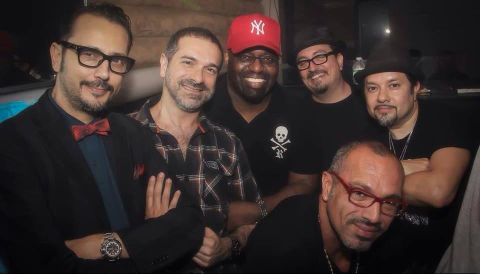 L-R Dimitri From Paris, DJ Meme, Frankie Knuckles, Eric Kupper, David Morales & Louie Vega at Cielo