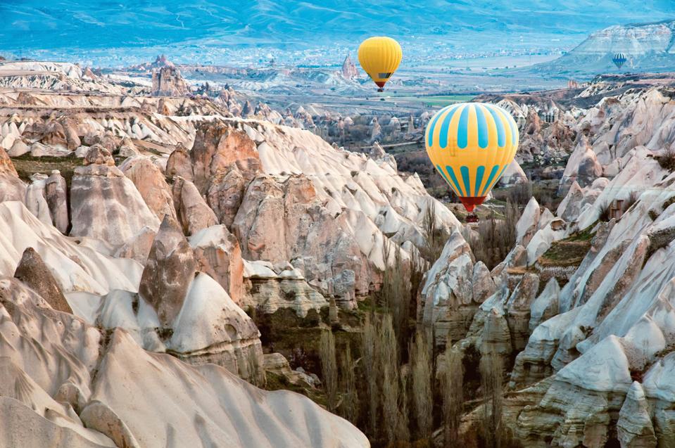 Hot air balloons, Cappadocia, Turkey.