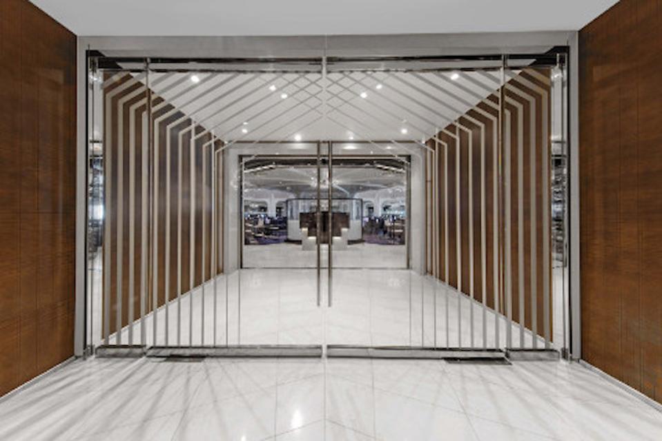 The Restaurant Entrance on Seabourn Ovation
