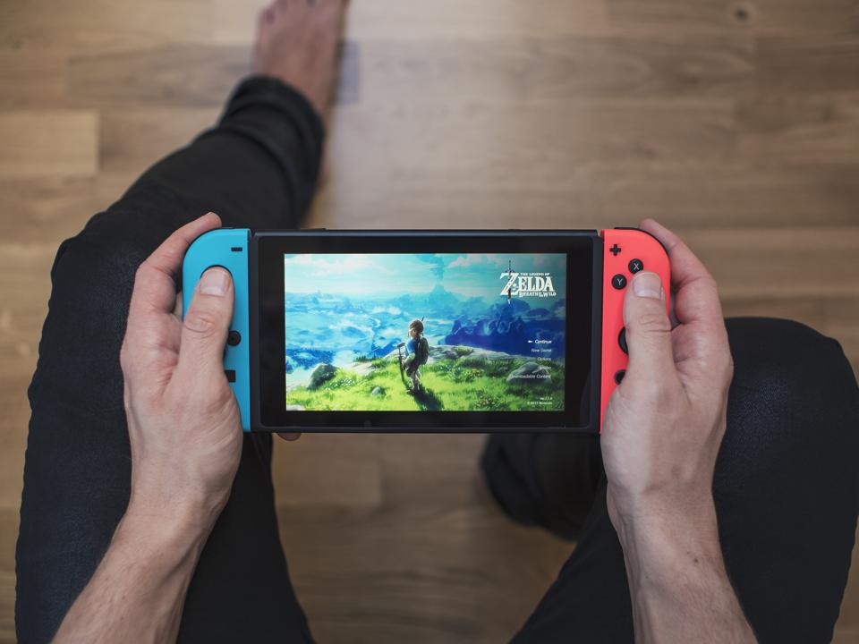 Nintendo Switch neon Game Console