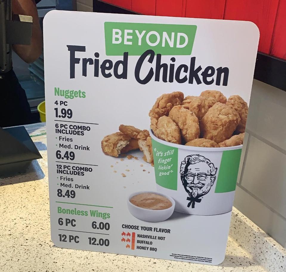 KFC Debuts PlantBased Chicken Nuggets. Cars Are Double KFC Debuts PlantBased Chicken Nuggets. Cars Are Double