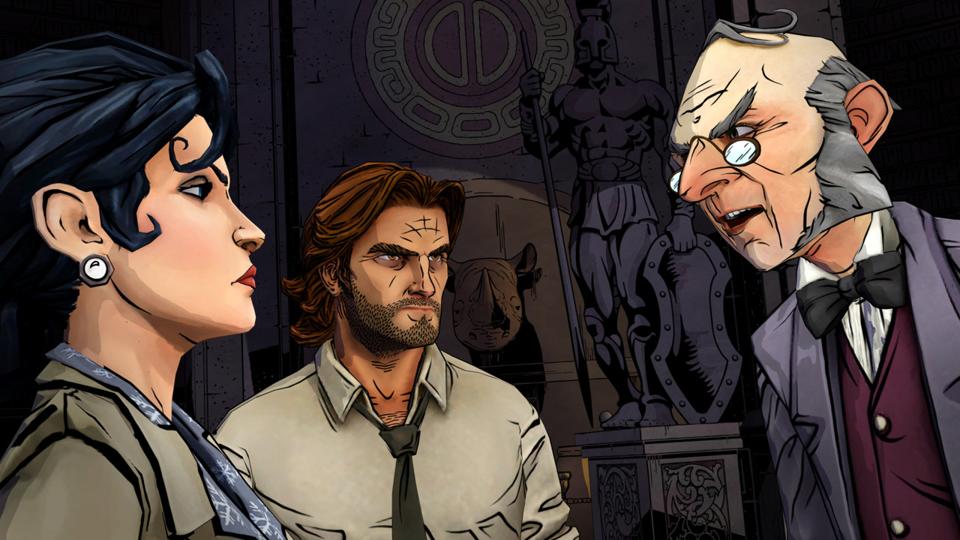 A scene from 'The Wolf Among Us.'