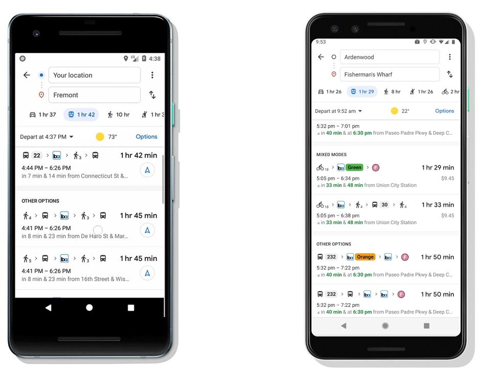 Google Maps Rolls Out Multi Mode Transit Directions Google Maps Rolls Out Multi Mode Transit Directions